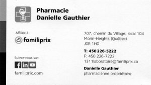 Pharmacie Danielle Gauthier